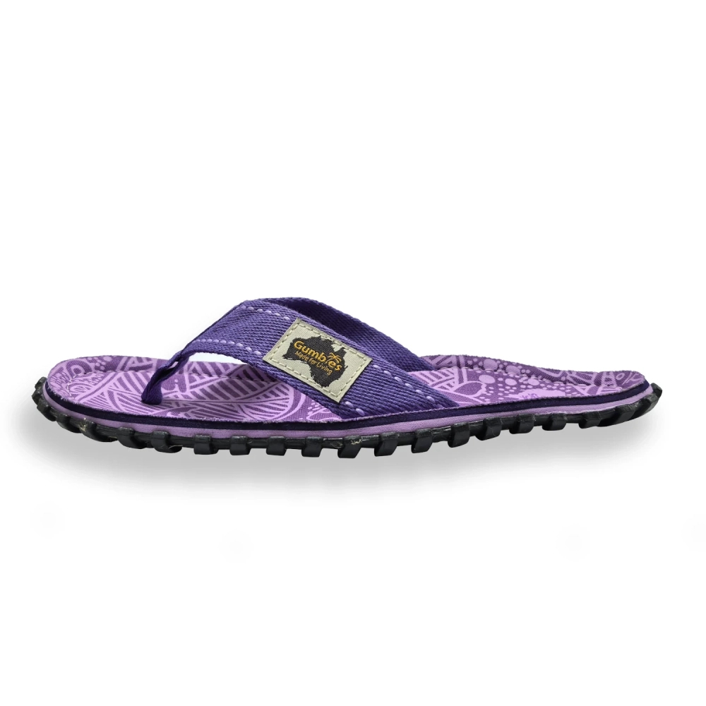 Gumbies flip flops ISLANDER FLIP-FLOPS UNISEX PURPLE SIGNATURE