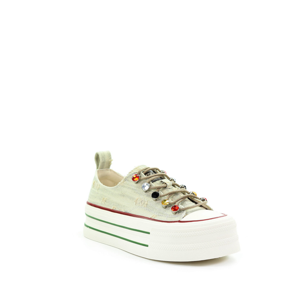 GOE Damen beige Turnschuhe RR2N4105 BEIGE