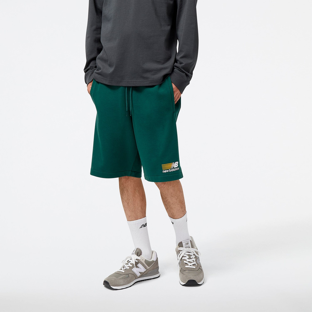 New Balance men's short shorts SPORT CORE FRENCH TERRY SH NWG MS31908NWG