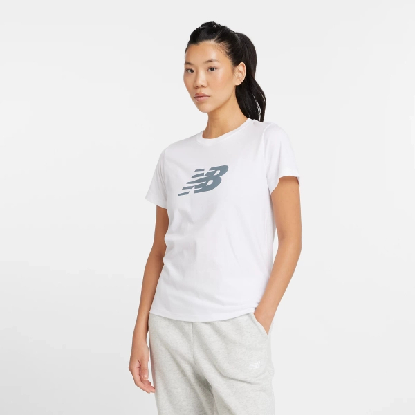 New Balance women's SPORT JERSEY LOGO T-SHIRT WT WT43582WT T-shirt