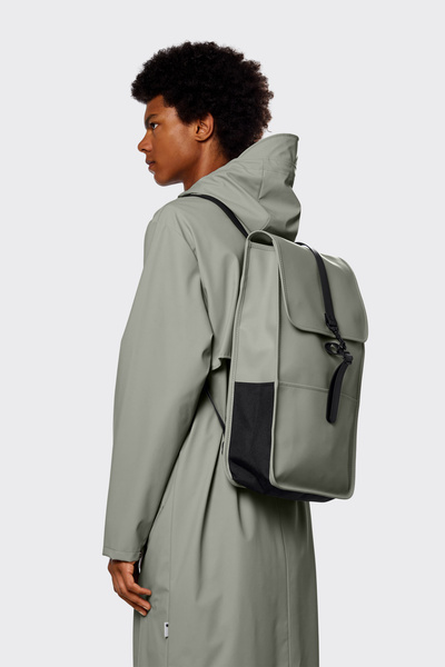 Rains wasserdichter Rucksack 48x30x12cm 13L 12200 80 CEMENT