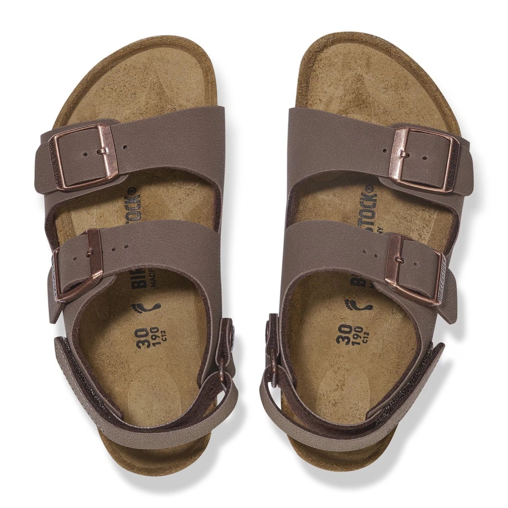 Birkenstock damskie sandały MILANO AS KIDS 1029375 MOCCA (szerokość standardowa)
