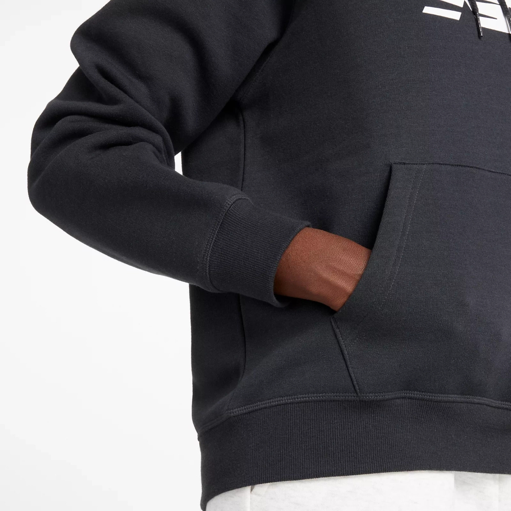 New Balance women's SPORT FLEECE LOGO HOODIE BK WT43524BK hoodie