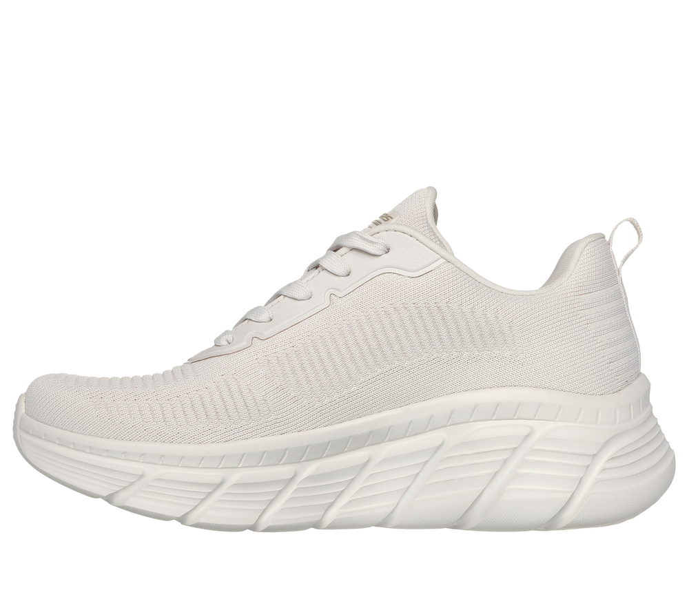 Skechers Damen Schuhe Sneakers BOBS Sport B Flex Hi - Flying HI 117385 OFWT weiß