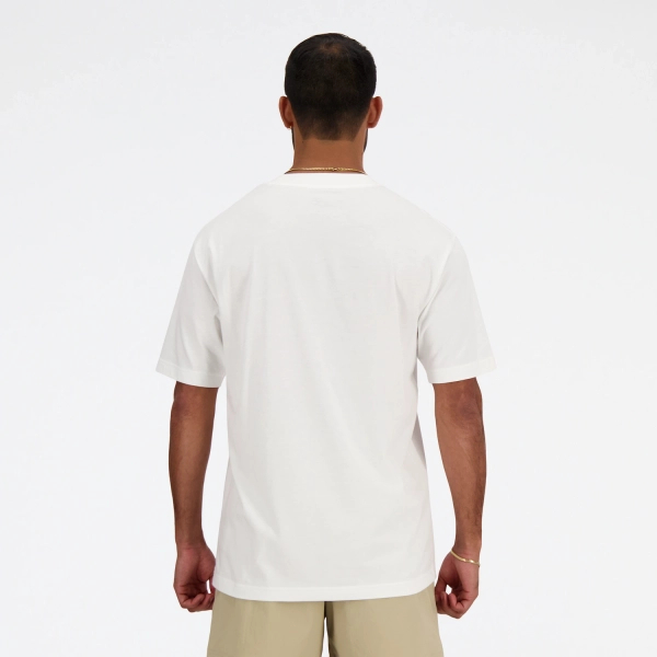 New Balance Herren-T-Shirt S/S SMALL LOGO WT MT41509WT