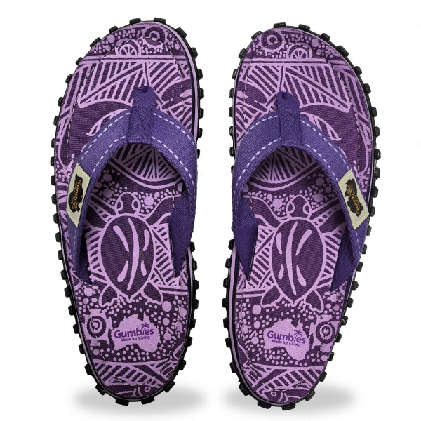 Kaugummi-Flip-Flops ISLANDER FLIP-FLOPS UNISEX PURPLE SIGNATURE