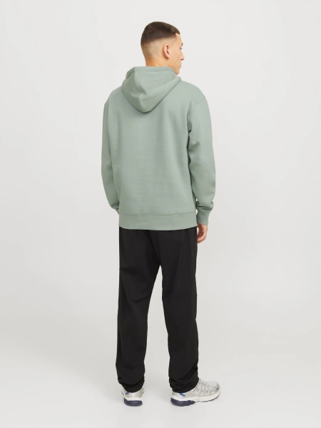 Jack&Jones męska bluza z kapturem JJESTAR BASIC SWEAT HOOD NOOS 12208157 ICEBERG GREEN