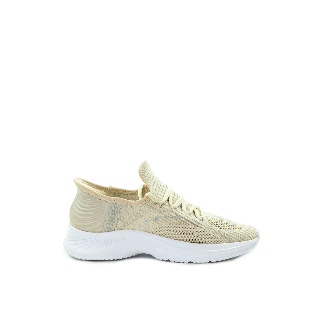 GOE Damskie sneakersy beżowe Slip-ins RR2N4089 BEIGE