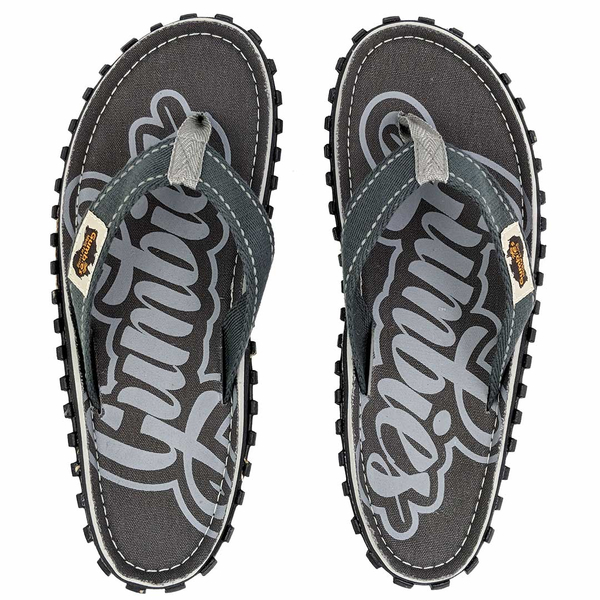 Gumbies - ISLANDER unisex flip flops - COOL GREY