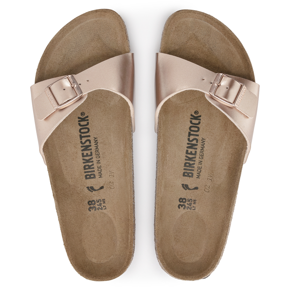 Birkenstock damskie klapki MADRID BS COPPER 1023927 (szerokość wąska)