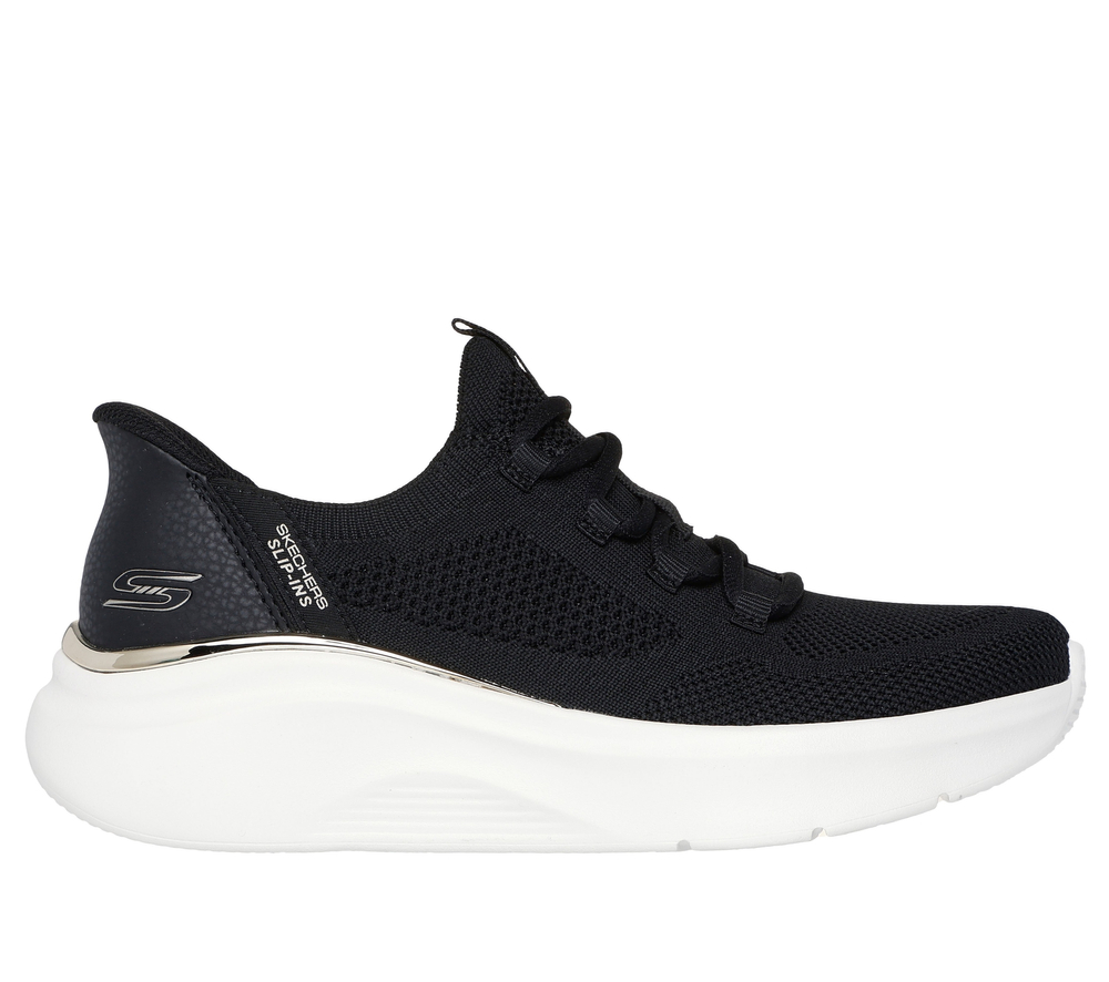 Skechers buty damskie sneakersy Slip-ins: BOBS Sport B Love - True Delight 117617 BLK black