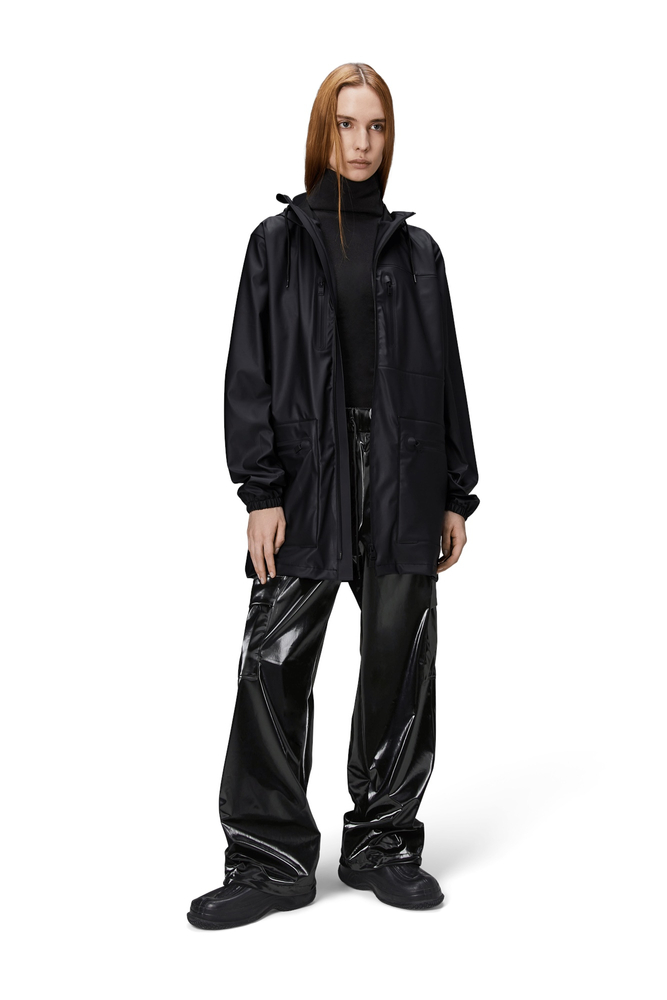 REGEN CARGO LANGE JACKE W3 12060 01 SCHWARZ