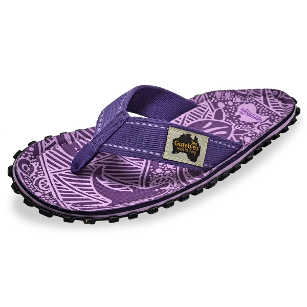 Gumbies flip flops ISLANDER FLIP-FLOPS UNISEX PURPLE SIGNATURE