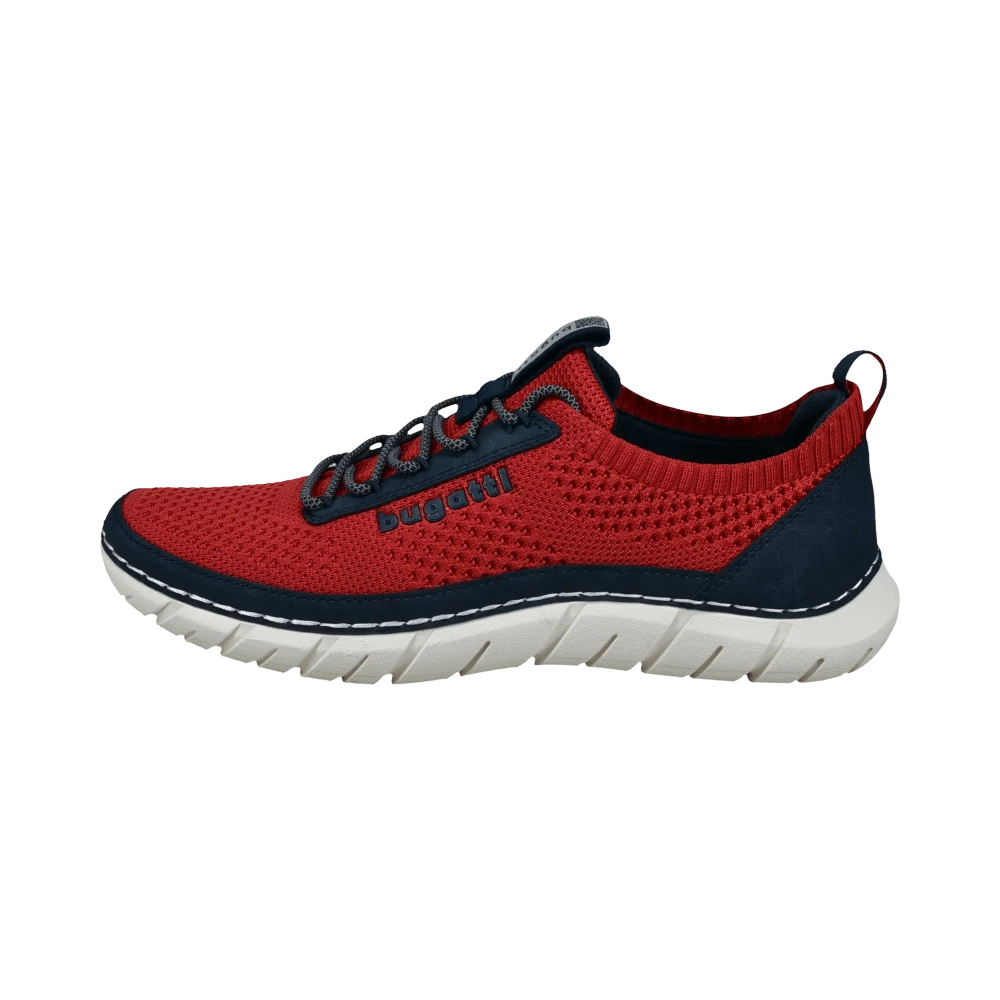 Bugatti men's athletic shoes 321-ASM01-6950-3041 RED/DARK BLUE