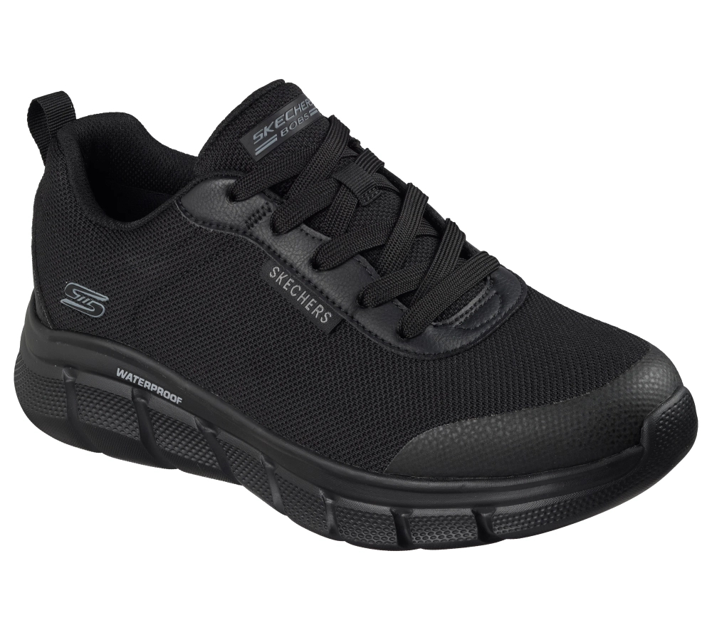 Skechers men's waterproof shoes BOBS B FLEX RAIN EDGE 118111/BBK BLACK