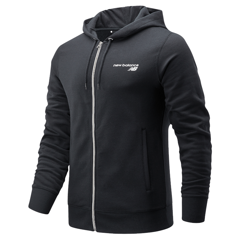 New Balance CLASSIC CORE FLEECE FZ BK men's sweatshirt MJ03907BK
