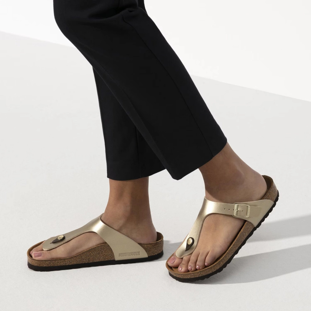 Birkenstock klapki japonki GIZEH BF 1016109 GOLD (szerokość wąska)