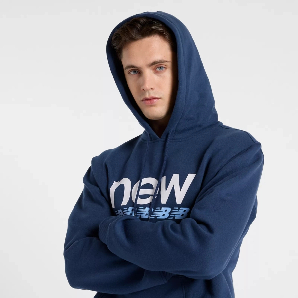 New Balance męska bluza SPORT GRAPHIC FLEECE HOODIE NNY MT51941NNY