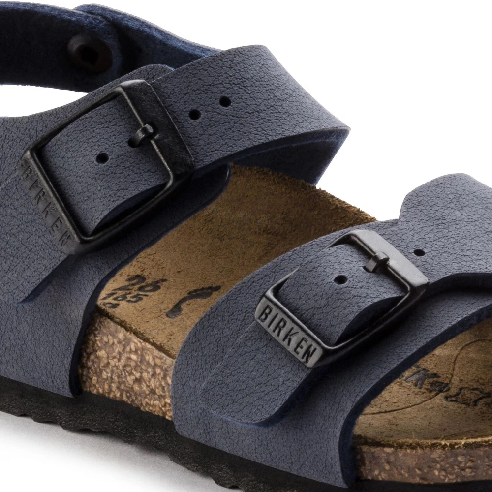 Birkenstock sandały New York Kids BS 0087771 NAVY (szerokość standardowa)