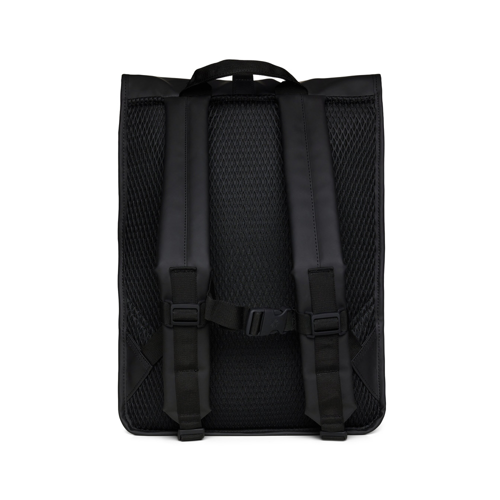 Rains plecak 48x32x11 cm ROLLTOP RUCKSACK MESH W3 13340 01 BLACK