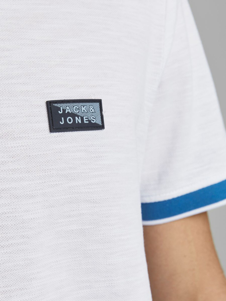 Jack & Jones men's Polo shirt 12187924 WHITE/SUB MELAN