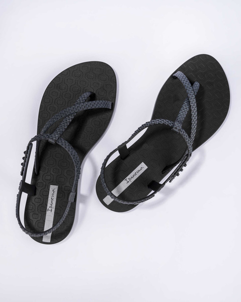 Ipanema damskie sandały Class Wish II Fem 82931 21122 BLACK/DARK GREY
