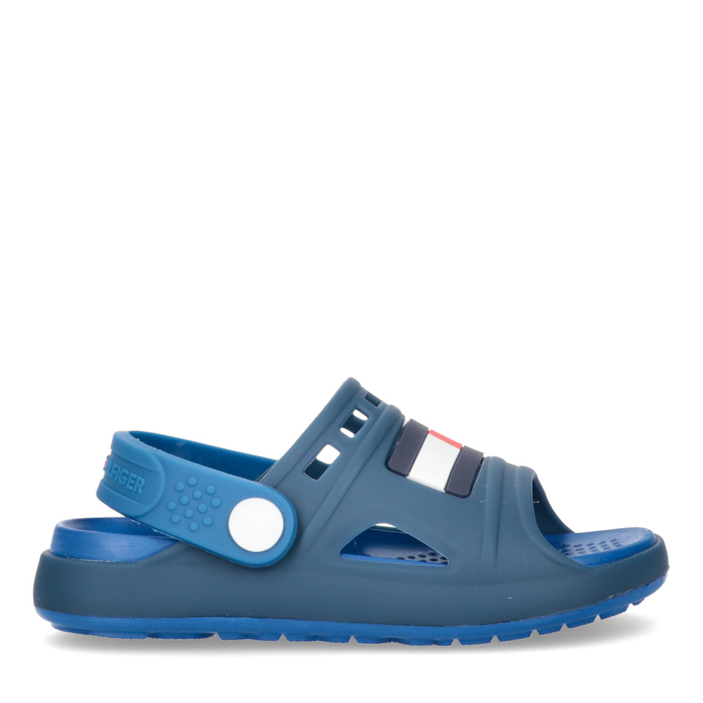 Tommy Hilfiger comfortable children's flag sandals T1B2-32262-0083X605 - BLUE/ROYAL