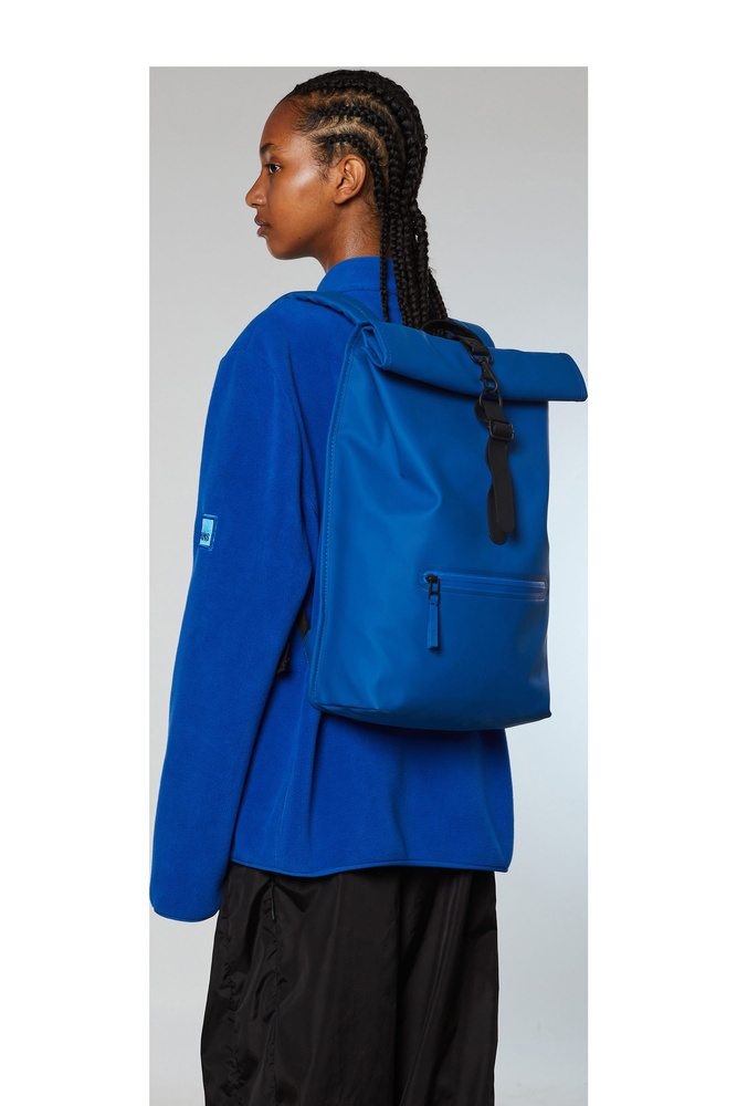 Rains wasserdichter Rucksack 48x32x11 cm 13L ROLLTOP RUCKSACK 13160 83 WAVES