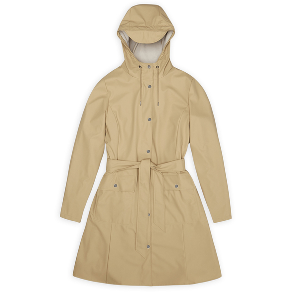 Rains women's mackintosh CURVE W JACKET W3 18130 24 SAND