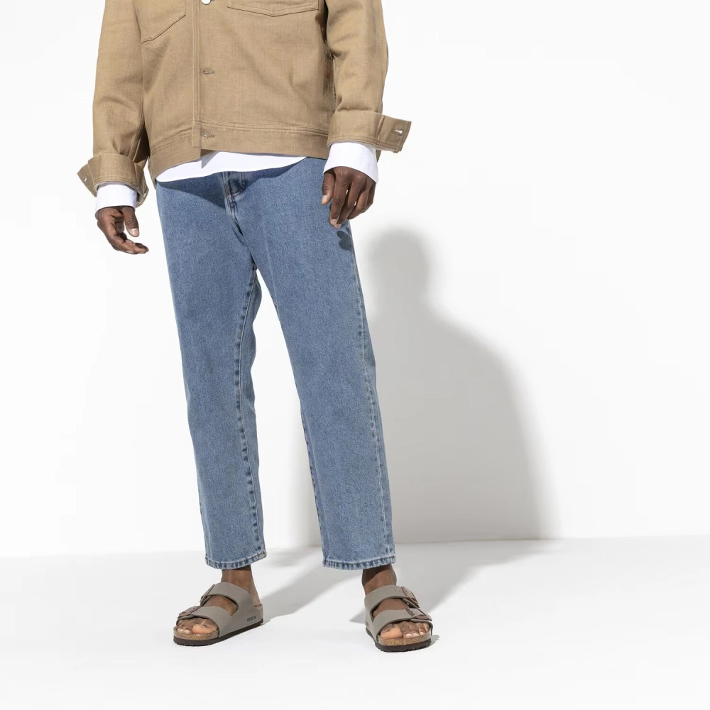 Birkenstock klapki męskie Arizona BS Stone 0151211 (szerokość standardowa)