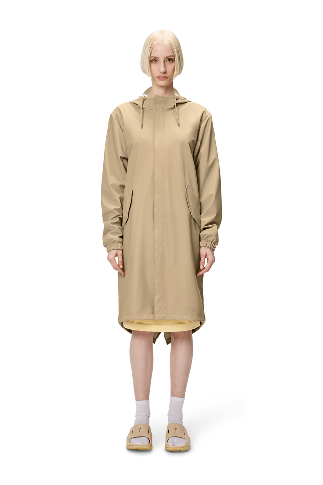 Rains unisex raincoat FISHTAIL PARKA W3 18140 24 SAND