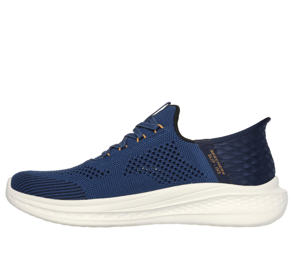 Skechers buty męskie Slip-ins Relaxed Fit: Slade - Quinto 210810 BLU blue