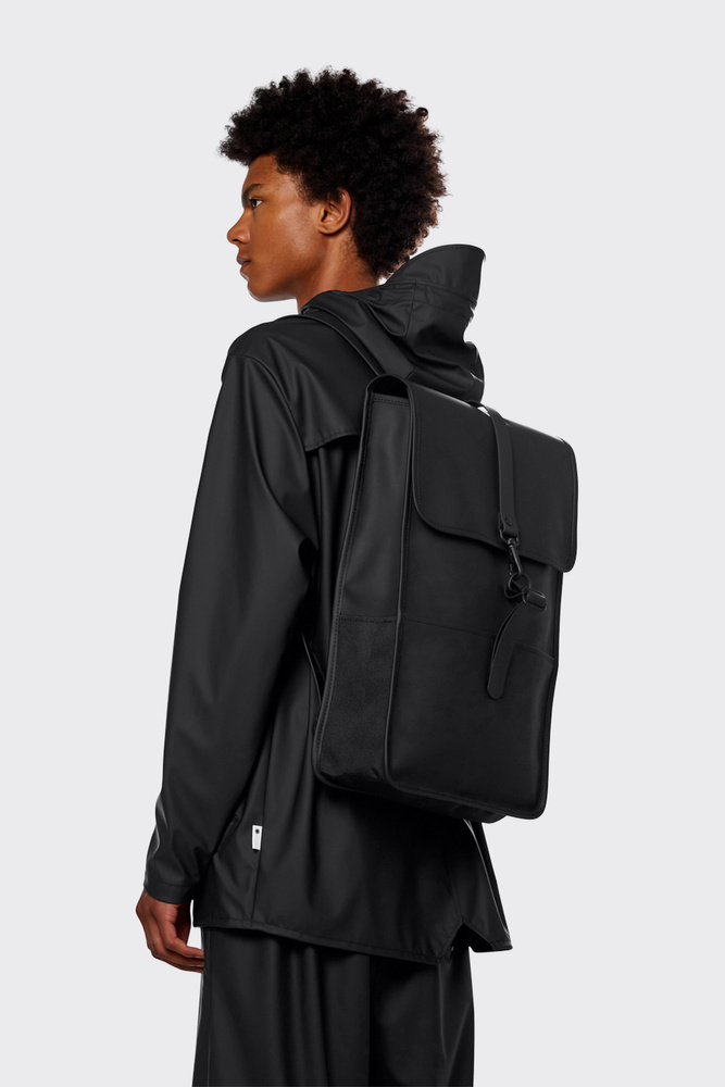 Rains waterproof backpack 48x30x12 cm 13L 12200 01 BLACK
