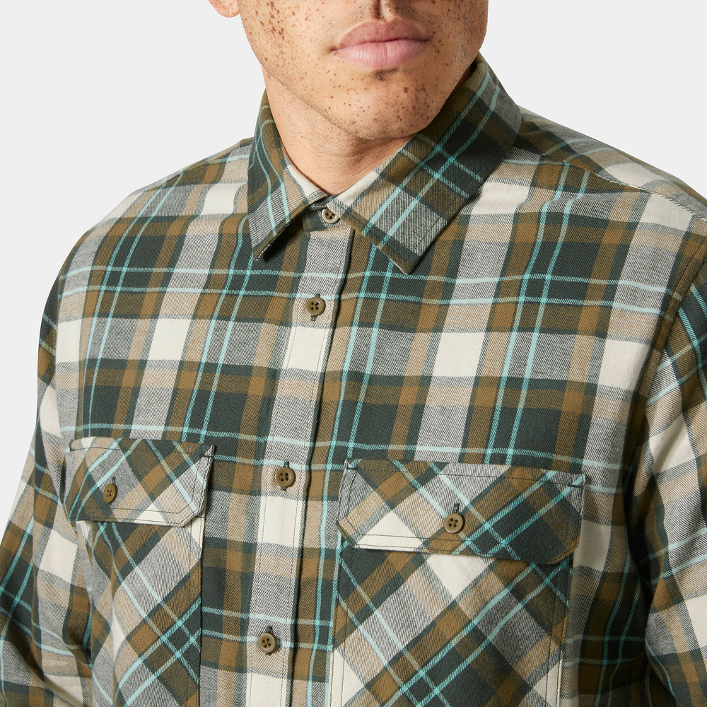 Helly Hansen flannel shirt OKKA FLANNEL LS SHIRT 62731 418