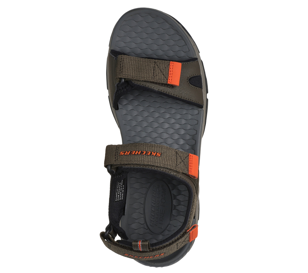 Skechers men's Relaxed Fit sandals: Tresmen - Ryer 205112-OLV