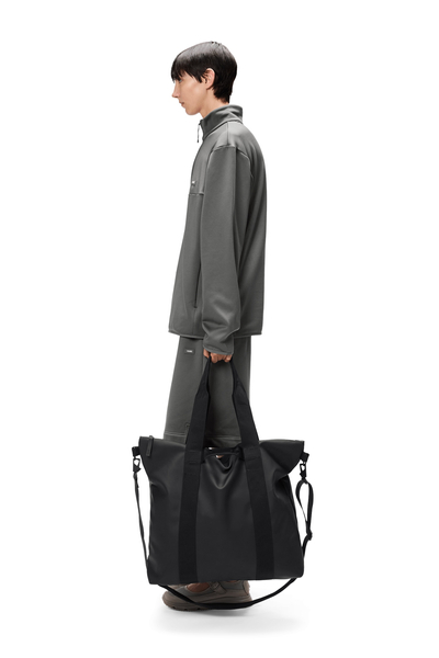 RAINS TOTE BAG W3 14150 01 BLACK