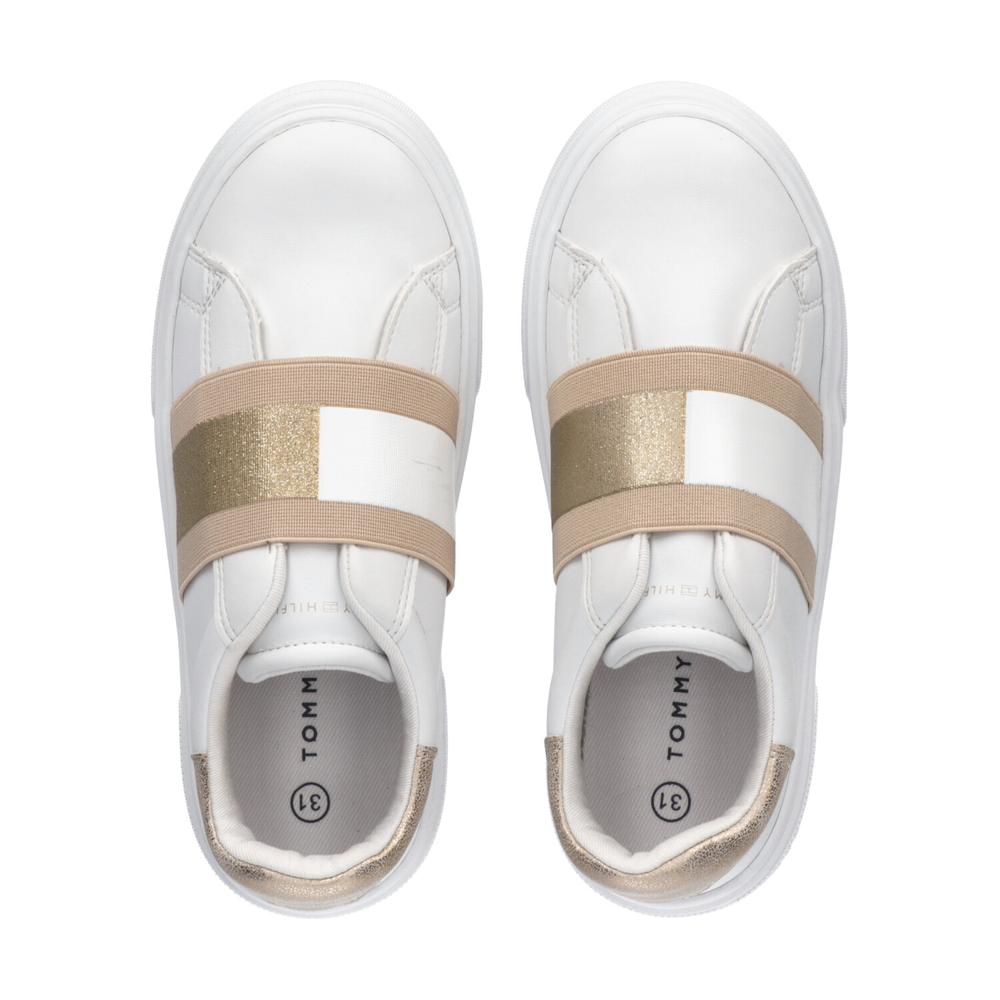 Tommy Hilfiger damskie buty sportowe T3A4-32155-1383X048 White/Platinium