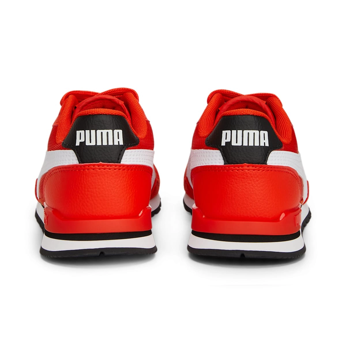 Puma St Runner V3 Mesh Junior Running Shoes Red
