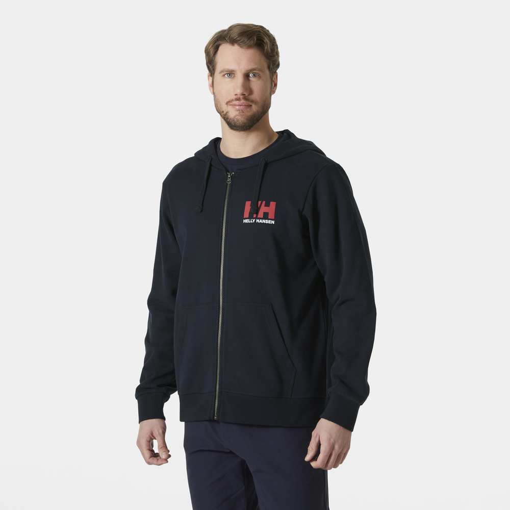 Helly Hansen męska bluza HH LOGO FULL ZIP HOODIE 2.0 30393 597