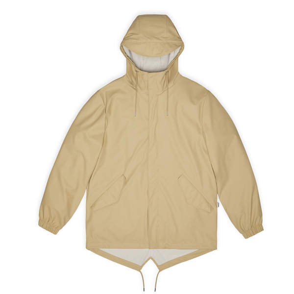 Rains płaszcz przeciwdeszczowy unisex FISHTAIL JACKET W3 18010 24 SAND
