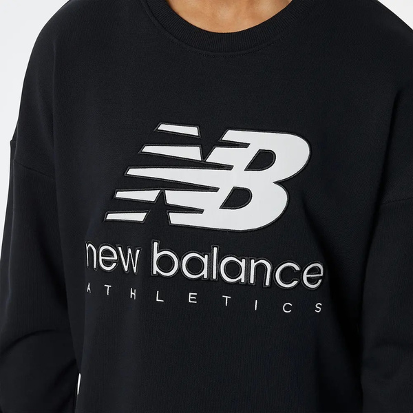 New Balance BLUZA NB ATHLETICS AMPLIFIED FLEECE BK WT21500BK