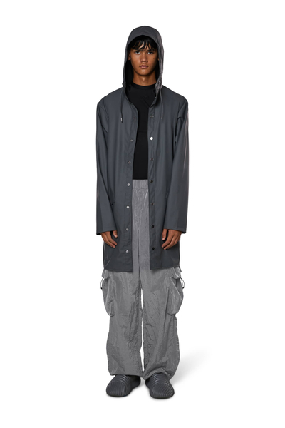 Rains unisex rain jacket LONG JACKET 12020 05 SLATE