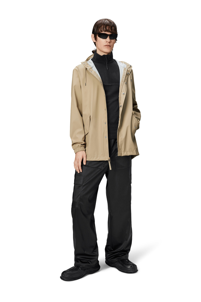 Rains płaszcz przeciwdeszczowy unisex FISHTAIL JACKET W3 18010 24 SAND