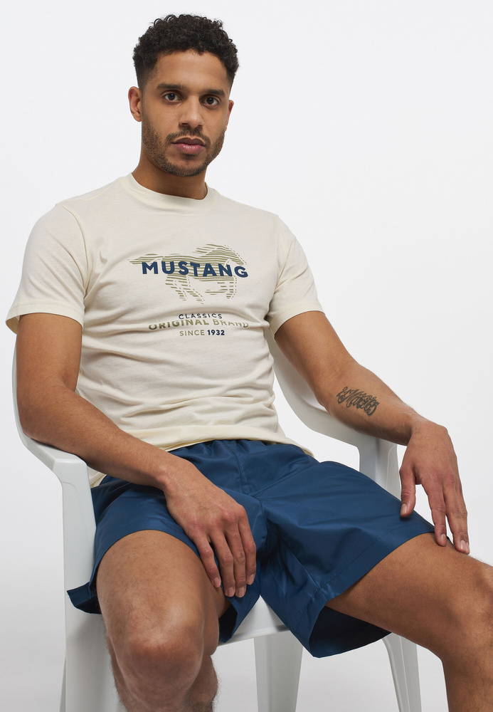 Mustang męska koszulka t-shirt ALEX C PRINT 1013828-8001