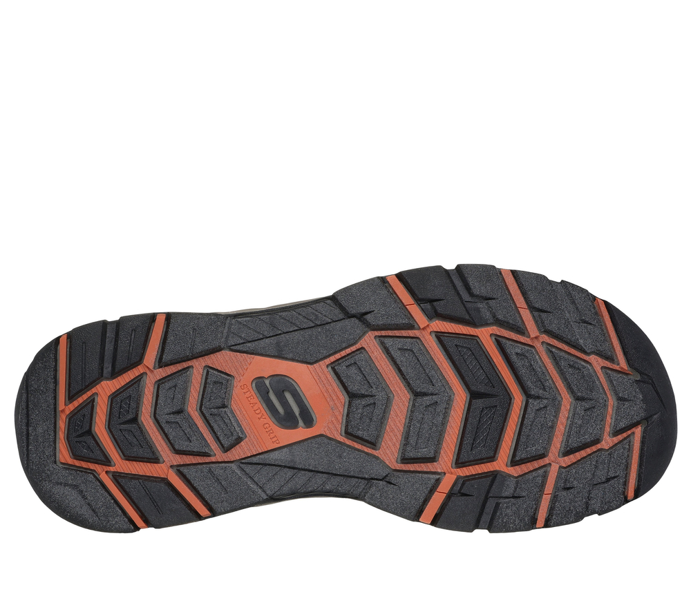 Skechers Herren Relaxed Fit Sandalen: Tresmen - Ryer 205112-OLV