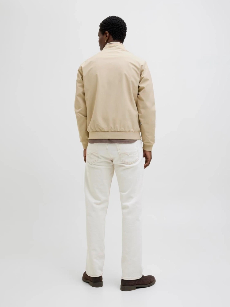 Jack&Jones men's jacket JPRBLUBRAD BOMBER JACKET SN 12273393 WHITE PEPPER