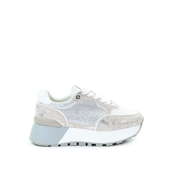 GOE Women's silver sneakers RR2N4068 SILVER