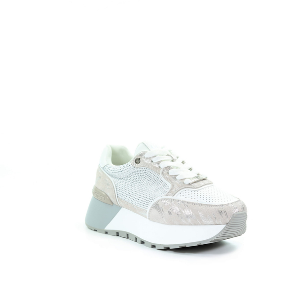 GOE Damskie sneakersy srebrne RR2N4068 SILVER