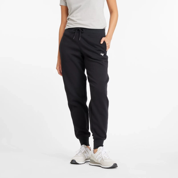 New Balance damskie spodnie dresowe SPORT FLEECE JOGGER BK WP43805BK