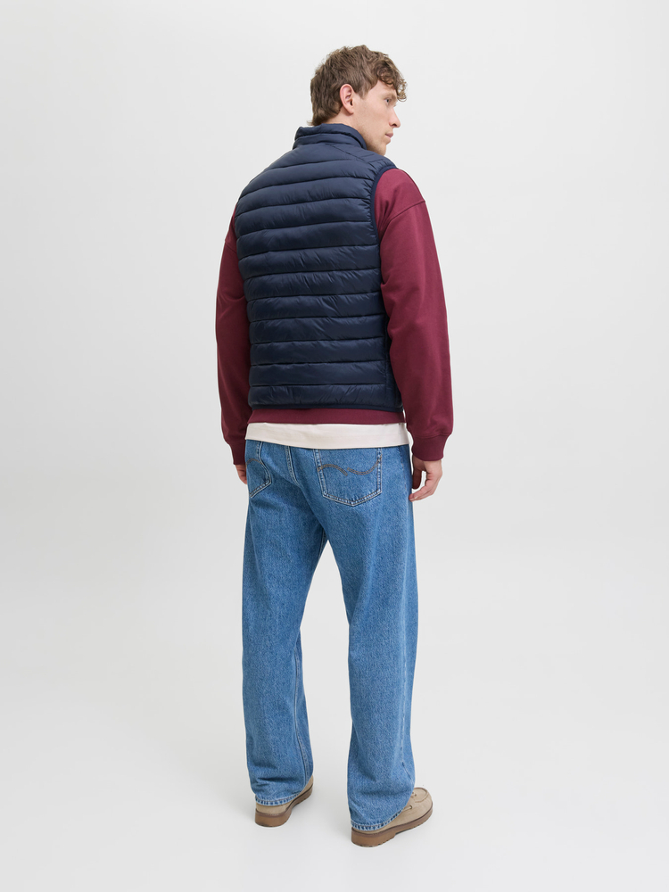 Jack&Jones Herrenweste ohne Ärmel JJEBRADLEY LIGHT BODYWARMER COLLAR NOO 12280973 SKY CAPTAIN
